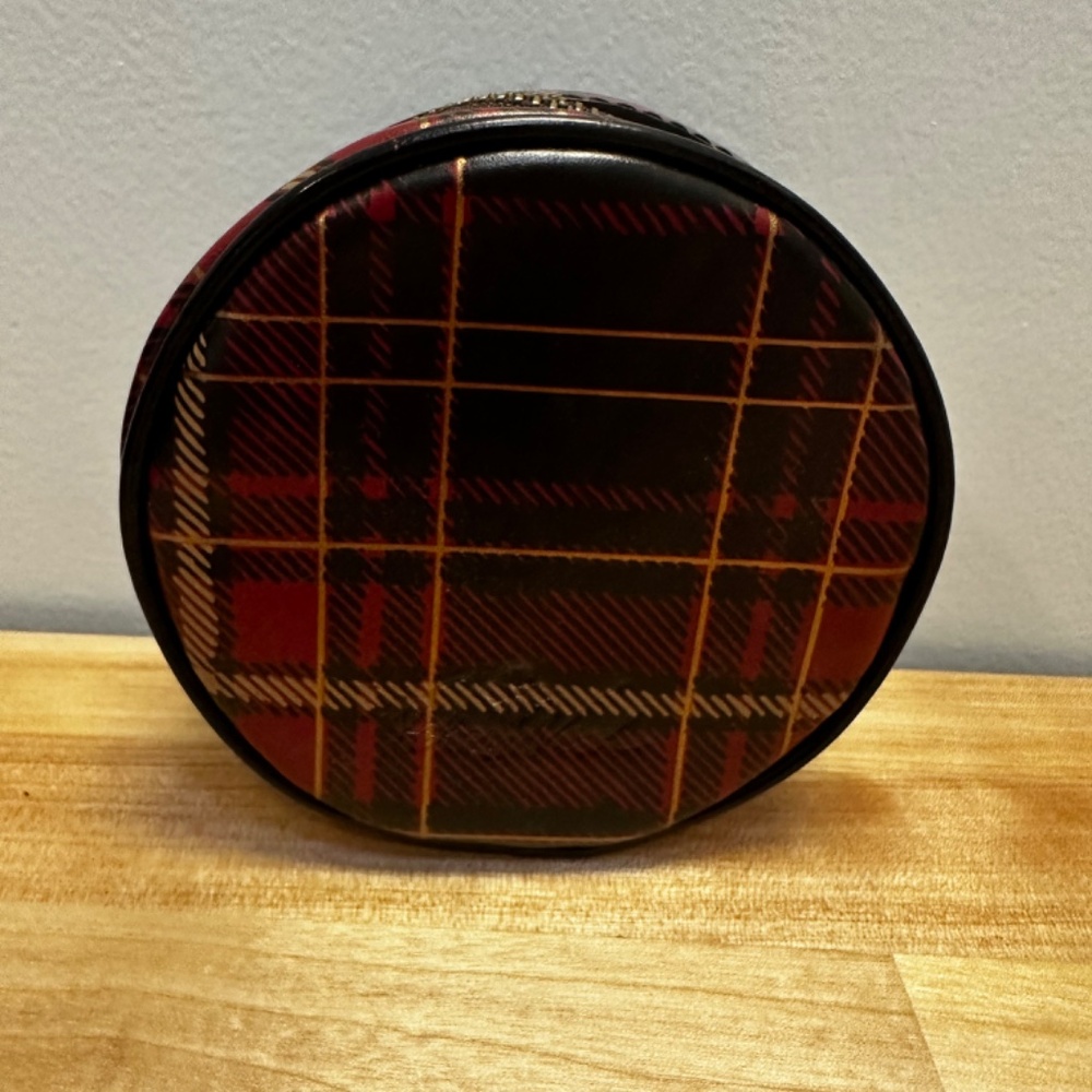 USED.  Patricia Nash Diamante Jewelry Case in Tartan Plaid - Picture 2 of 3